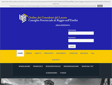 Tablet Screenshot of consulentidellavoro.re.it